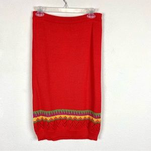 Horchow Colorful Knit Pencil Skirt